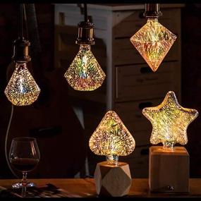 img 1 attached to 🎆 Decorative Stained Glass Firework Christmas Decoration