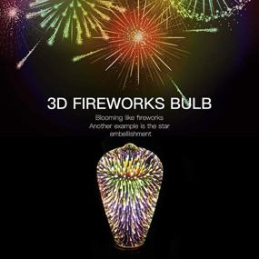 img 3 attached to 🎆 Decorative Stained Glass Firework Christmas Decoration