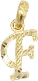 img 4 attached to 💍 Alphabet Initial Pendant Jewelry for Women: Stylish and Versatile Pendants and Coins