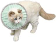 🐱 adjustable soft elizabeth circle comfy e-collar for cat cone recovery - protective and waterproof dog cones of shame after surgery by my-pets logo