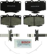 🔥 bosch bc611 quietcast premium ceramic disc brake pad set for toyota: 1992-2001 4runner, 1993-1998 t100; front - high performance and low noise brake pads logo