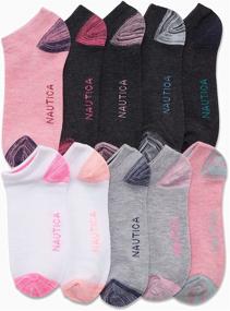 img 2 attached to 🧦 Nautica Women's Lightweight Moisture Control Breathable Socks (10 Pack): Stay Comfortable and Dry All Day!