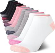 🧦 nautica women's lightweight moisture control breathable socks (10 pack): stay comfortable and dry all day! logo