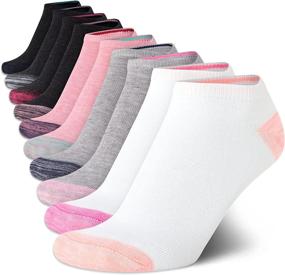 img 4 attached to 🧦 Nautica Women's Lightweight Moisture Control Breathable Socks (10 Pack): Stay Comfortable and Dry All Day!