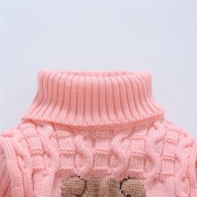 img 2 attached to 👕 VIFUUR Turtleneck Sweater: Stylish Christmas Boys' and Girls' Clothing - Sweaters