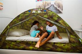img 3 attached to Pacific 🏕️ Play Tents Camo Hideaway