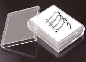 img 1 attached to Stunning 20G Surgical Stainless Body Jewellery: Exquisite 2mm Women's Jewelry