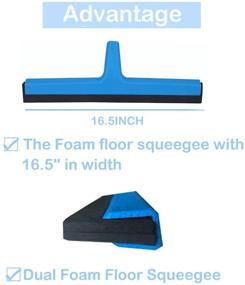 img 2 attached to 🧹 ANLIZY 51" Extendable Floor Squeegee: Effortlessly Clean Concrete Floors, Garages, Decks, Showers, and Windows