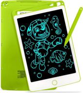 📝 jonzoo lcd writing tablet 8.5 inch - erasable reusable drawing board for kids and adults - green logo