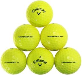 img 1 attached to Discover Exceptional Value: Yellow Premium Golf Ball Mix from Top Brands! 50 Near Mint Quality Used Yellow Golf Balls in Pro Styles Mix (50PK-PLYL-2)