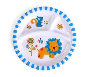 img 2 attached to 🦁 Culina Kids Lion Melamine Dinnerware - Set of 5