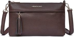 img 4 attached to Stylish and Compact Crossbody Purse: Women's Handbags & Wallets for Effortlessly Chic Toting