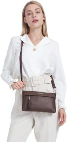 img 3 attached to Stylish and Compact Crossbody Purse: Women's Handbags & Wallets for Effortlessly Chic Toting