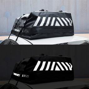 img 2 attached to 🌧️ HEYTRIP Waterproof Rooftop Cargo Carrier: Ultimate Versatility with Non-Slip Bottom, Reflective Strips, and 2-Year Warranty