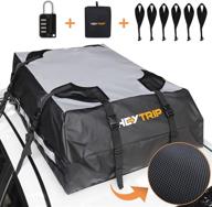 🌧️ heytrip waterproof rooftop cargo carrier: ultimate versatility with non-slip bottom, reflective strips, and 2-year warranty logo