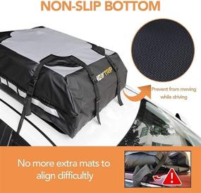 img 3 attached to 🌧️ HEYTRIP Waterproof Rooftop Cargo Carrier: Ultimate Versatility with Non-Slip Bottom, Reflective Strips, and 2-Year Warranty