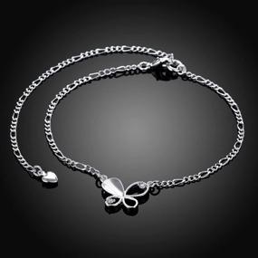 img 1 attached to Lingduan Butterfly Adjustable Sterling Bracelet