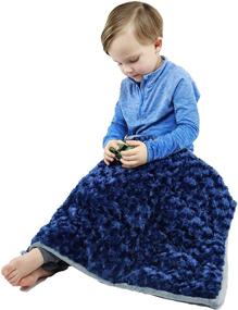img 4 attached to 🧩 Blue Weighted Lap Pad for Kids or Adults - 5lbs, 17.5"x28" - Children's Sensory Pad - Portable Lap Blanket for Improved Focus and Calming Sensation