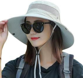 img 4 attached to Ultimate UV Protection: Sun Hat for Gardening, Fishing, and Beach Travels - Wide Brim Summer Cap