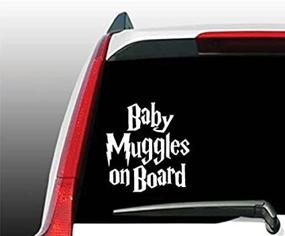 img 3 attached to Muggles Board White Sticker Decal