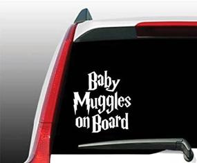 img 1 attached to Muggles Board White Sticker Decal