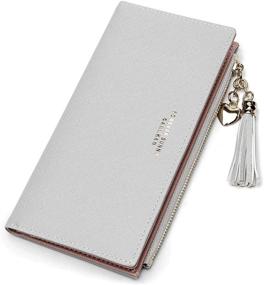 img 4 attached to 👜 Elegant Leather Minimalist Wallets & Handbags for Women - The Perfect Companion