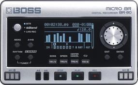 img 1 attached to 🎙️ Enhanced Recording Workflow with BOSS Micro BR Digital Recorder, Silver, (BR-80)