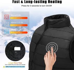 img 1 attached to 🧥 USB Heated Vest, Lightweight Electric Heating Vest for Men and Women Outdoor Activities (Battery Pack Not Included)