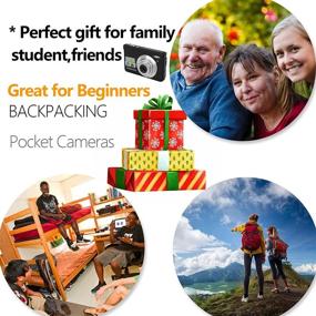 img 2 attached to 📷 Compact 24MP 2.7 Inch Digital Camera with 8X Optical Zoom - Ideal Mini Camera for Backpacking, Photography Students, Adult/Seniors/Kids