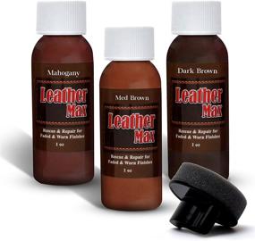 img 4 attached to Revive and Renew with Leather Max Quick Blend Refinish and Repair Kit in Brown Mix - Restore, Recolor, and Repair Leather, Vinyl, Bonded and More!