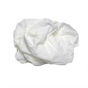 img 2 attached to 👕 White T-Shirt Cloth Rags - 1 lb. Bag by Pro-Clean Basics (A99305)