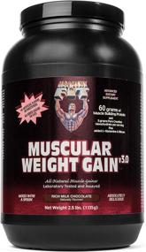img 4 attached to 🏋️ Muscular Weight Gain 3 by Healthy 'n Fit - Chocolate Flavor (2.5 lb)