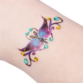 img 1 attached to EBoot Rhinestone Sticker Adhesive Multicolor