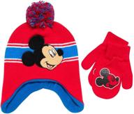 boys' cold weather accessories: disney mickey mittens for toddlers logo