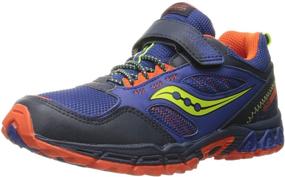 img 4 attached to Saucony Excursion Shield Little Kid Sneaker with Easy Closure - The Perfect Alternative!