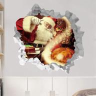 christmas removable stickers decorations bedroom logo