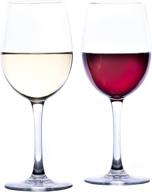 🍷 elegant shatterproof wine glasses by savona, 100% tritan plastic wine glasses, ideal for indoor/outdoor use, unbreakable wine glasses, set of 2 логотип