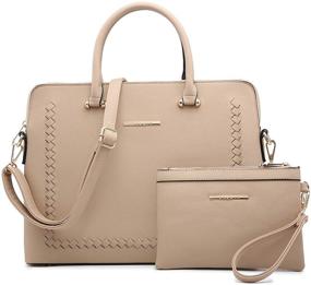 img 4 attached to Dasein Leather Handbags: Versatile Shoulder Satchels for Women with Stylish Wallets and Totes