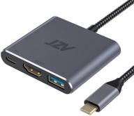 🔌 multiport hdmi adapter with charging compatibility logo