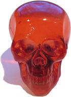 🚗 revamp your ride with kool collectibles' clear red skull shifter shift knob: ultimate rat rod lever logo