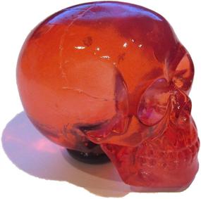 img 3 attached to 🚗 Revamp your ride with Kool Collectibles' Clear Red Skull Shifter Shift Knob: Ultimate Rat Rod Lever