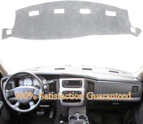 img 4 attached to 🚘 High-Quality Dash Cover for Dodge Ram 1500/2500/3500 2002-2005 (Gray) - Y22