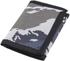 img 4 attached to 🏞️ Outdoor Sports Wallet with Camouflage Canvas Design