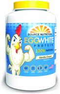 source nutrition egg white protein powder: 25g protein, build lean muscle, dairy-free - vanilla cream (2 lb) logo