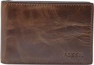 кошелек fossil leather money bifold: стильные и функциональные основы логотип