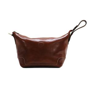 img 2 attached to Cenzo Leather Travel Toiletry Brown: Organize and Travel in Style!