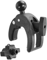 🔒 arkon robust clamp mount: securely holds 1-inch devices in retail black logo