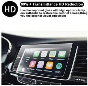 img 2 attached to Buick Encore 8 Inch IntelliLink Car In-Dash Center Navigation Screen Display Tempered Glass Protector - Protective Film for 2018-2021