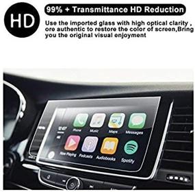 img 3 attached to Buick Encore 8 Inch IntelliLink Car In-Dash Center Navigation Screen Display Tempered Glass Protector - Protective Film for 2018-2021