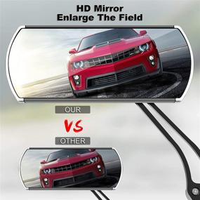 img 3 attached to Handlebar 360°Rotation Rearview Mountain Mirror Black